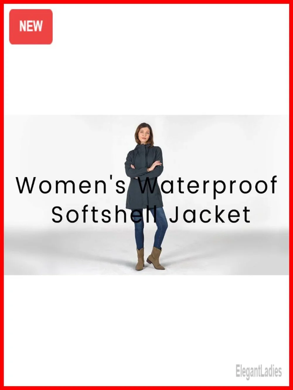 Waterproof Fleece Lined Softshell Rain Jacket Windbreaker Long Coat Women's